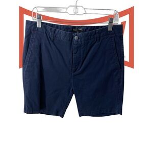 Nautica Dark Blue Flat Front Shorts